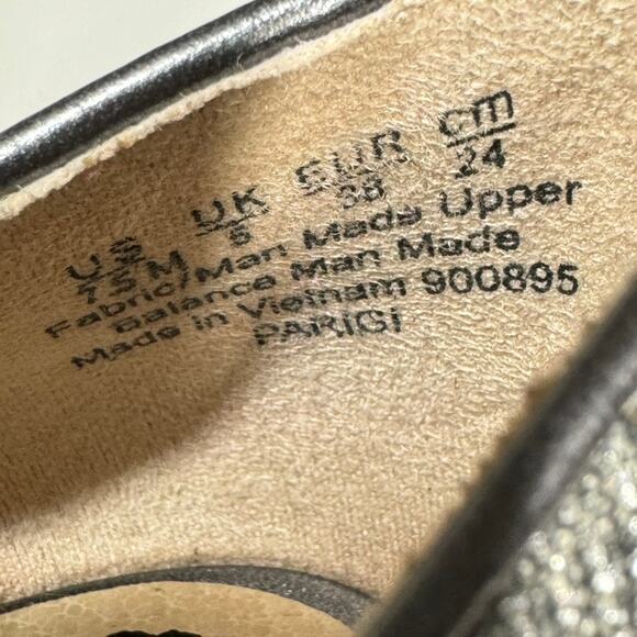 LifeStride Parigi Silver Glitter Heels Size 7.5M Dress Pumps Soft System - Picture 9 of 11